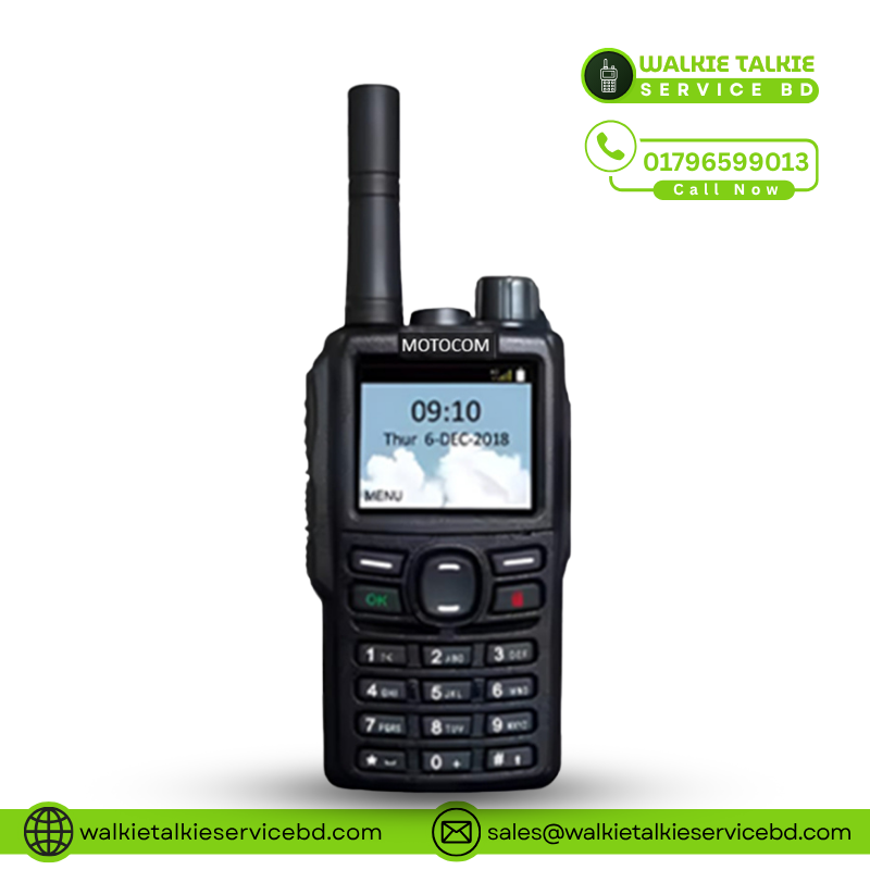 Motocom MC4 IP 4G Digital SIM-Supported Walkie Talkie