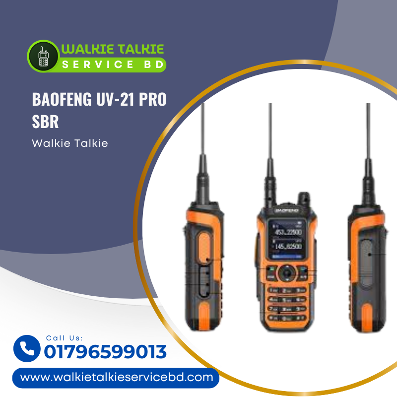 Alternative view of Baofeng UV-21 Pro Advanced Dual-Band SBR Walkie Talkie